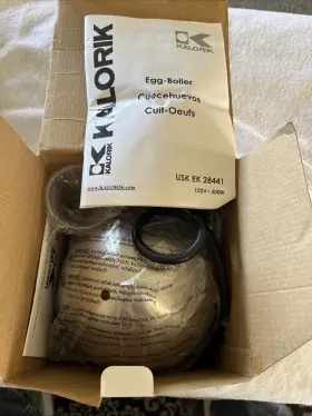 Ek28441 Kalorik Stainless Steel Egg Cooker Black/stainless