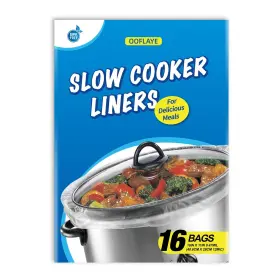 Kiginhans 717044028593 16 Counts Slow Cooker Liners Small Size 11 X Inch Kitchen Disposable Cooking