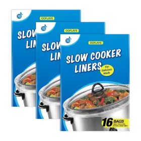 Kiginhans 717044028616 Slow Cooker Liners Small Size Pot Disposable Cooking Bags Fit 1 Quart To 3
