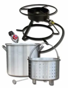 3212 King Kooker Outdoor Cooker 54 000 Btu 2 Quart Aluminum Pot -