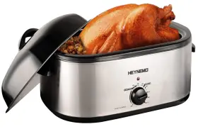 Kiss The Water 732262738222 20 Quart Roaster Oven With Self-basting Lid Turkey Defrost Warm Kiss The Water 732262738222 20 Quart Roaster Oven With Self-basting Lid Turkey Defrost Warm