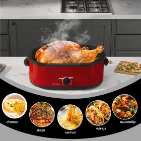 Kiss The Water 733669417000 18 Quart Roaster Oven With Self-basting Lid Turkey Defrost #2 Kiss The Water 733669417000 18 Quart Roaster Oven With Self-basting Lid Turkey Defrost #2