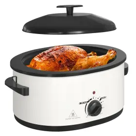 Kiss The Water 745978355157 8 Quart Roaster Oven With Self-basting Lid Turkey Removabl Kiss The Water 745978355157 8 Quart Roaster Oven With Self-basting Lid Turkey Removabl