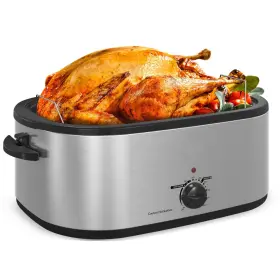 Kiss The Water 789889884139 Roaster Oven 28 Quart Electric Pan With Visible And Self-basting Lid Kiss The Water 789889884139 Roaster Oven 28 Quart Electric Pan With Visible And Self-basting Lid