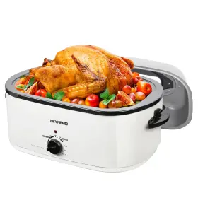 Kiss The Water 795276242017 26 Quart Electric Roaster Oven Turkey Viewing And Self-basting Lid Kiss The Water 795276242017 26 Quart Electric Roaster Oven Turkey Viewing And Self-basting Lid