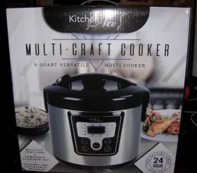 Kitchen Ace 818061021045 Multi-craft Cooker 6-quart Multi-functions New