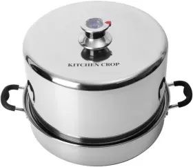 Kitchen Crop 744759721709 Steam Canner With Temperature Indicator Stainless Steel