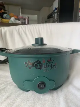 Dz150 Kitchen Electric Hot Pot Upgraded Non-stick Saut Pan Rapid Bbqkitchen Cooker