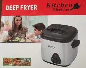 Ke1l554ss Kitchen Electric 1l554ss New Deep Fryer Adjustable Thermostate 1000w Non Stick
