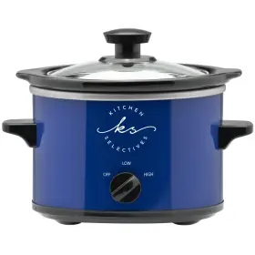 Kitchen Selectives 655772000316 Selective 1.5 Quart Slow Cooker Cobalt Blue