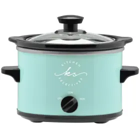 Kitchen Selectives 655772019134 Mint Green 1.5 Quart Round Slow Cooker