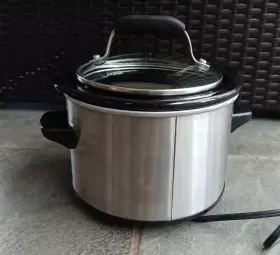 Sc-152 Kitchen Selectives Mini Crock Pot Stainless Steel 1.5 Quart Slow Cooker #3
