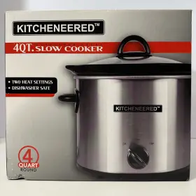 K4qtsc Kitcheneered Stainless Steel Slow Cooker 4 Qt