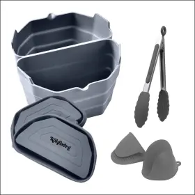 Kohlberg Home O 1543 Slow Cooker Divider Liners Reusable Bpa-free Heat-resistant Easy Cleanup