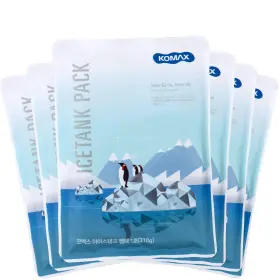 Komax 850003127453 Reusable Gel Ice Packs For Lunch Bags Set Of 6 Slim 6-pack Small