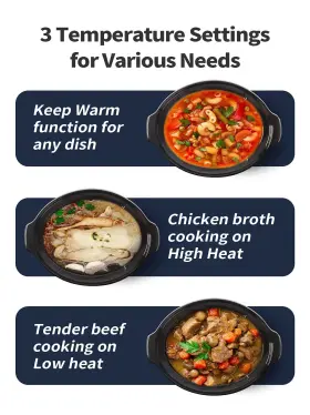 Kooc 782932825752 New Launch 8.5-quart Programmable Slow Cooker Larger Than 8 Quart More Pr #3