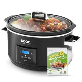 Kooc 782932825752 New Launch 8.5-quart Programmable Slow Cooker Larger Than 8 Quart More Pr