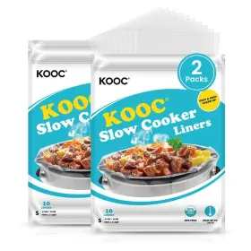 1.25-2qt Kooc Kscl-s20 Slow Cooker Liners 10 Inch X13 20 Count Small S Fits