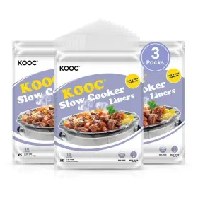 Kscl-xs30 Kooc Slow Cooker Liners 8 Inch X11 30 Count Mini Size Disposable Pot Cooking Ba