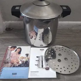 3044 Kuhn Rikon Duromatic Pressure Cooker 8l Stainless Steel Switzerland