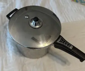 3047 Kuhn Rikon Euc Duromatic Pressure Cooker 7l 18/10 Stainless Steel Swiss