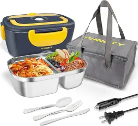 Letaaka 716237134349 Electric Lunch Box Food Warmer 80w Heater 3 In 1
