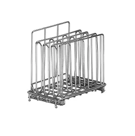 Lipavi 060402550096 Sous Vide Rack - Model L5 Adjustable Collapsible Ensures Even Warming 3