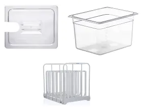 Lipavi 060402551611 C10 Container With Lid And Rack - Compatible W Joule Circulator Lipavi 060402551611 C10 Container With Lid And Rack - Compatible W Joule Circulator
