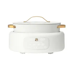 Made By Gather 445025171107 Beautiful Drew Barrymore 10-in-1 6- Quart Electric Multi Cooker White Icing