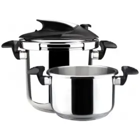 01opnova046 Magefesa Nova Stainless Steel 4 Plus 6 Quart Super Fast Pressure Cooke