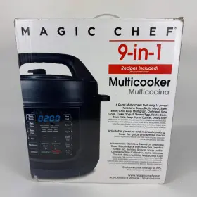 Mcsmc6b Magic Chef New 9-in-1 Multi-cooker 6 Quart