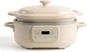 Magnifique Experience Delight 313107570520 6 Quart Programmable Casserole Slow Cooker 8-in-1 Multi With