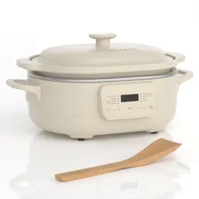 Mf-mcp41p-crcr Magnifique Experience Delight 4 Quart Claypot Multi-cooker With 8-in-1 Casserole Programmable S