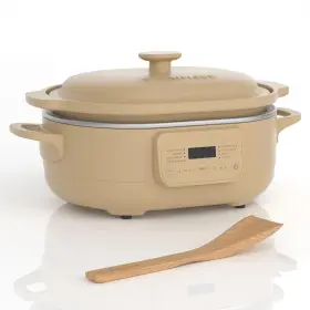 Mf-mcp41p-tntn Magnifique Experience Delight 4 Quart Claypot Multi-cooker With 8-in-1 Casserole Programmable S