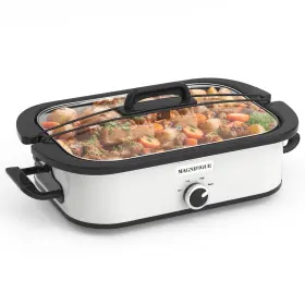 Mf-scp40-w-fba Magnifique Experience Delight 4 Quart Casserole Slow Cooker With Ceramic Baking Dish - Perfect S