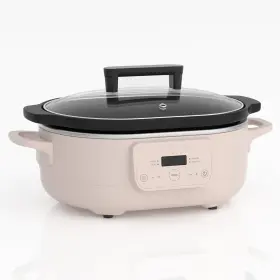Scp60p-pkbk Magnifique Experience Delight 6 Quart Programmable Slow Cooker Removable Healthy Quarts Pink