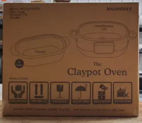 Mcp41p-olol Magnifique The Claypot Oven 4 Quart Sage New/sealed