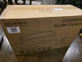 Magnifique Scp40-bmr 4-quart Black Rectangle Casserole Slow Cooker Model