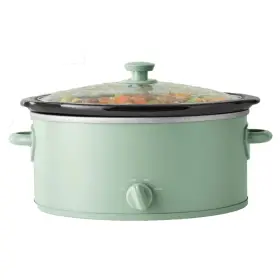2971501115 Mainstays 6 Quart Oval Slow Cooker Stainless Steel Finish Glass Lid