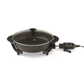 G792 Mainstays 12 Inch Round Nonstick Electric Skillet With Tempered Glass Cover Black
