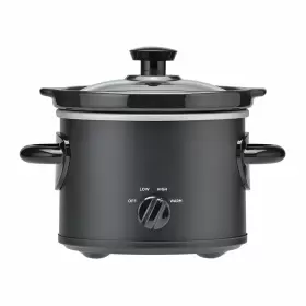 Ms54100112165b Mainstays 2 Quart Slow Cooker Matte Black Finish Removeable Stoneware Pot
