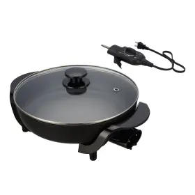 Ms9401771114-01 Mainstays 12 Inch Round Ceramic Skillet Black Nonstick Ms9401771114-01 Mainstays 12 Inch Round Ceramic Skillet Black Nonstick