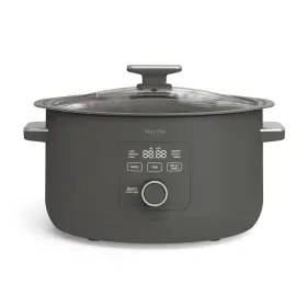Cc010689-001 Martha Stewart 8 Quart Slow Cooker Programmable With Quarts Caviar Gray