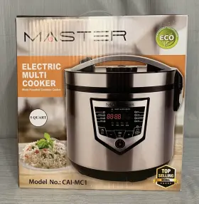 Cai-mc1 Master Multi Cooker Stainless/black Trim Electric Model 5 Quart By