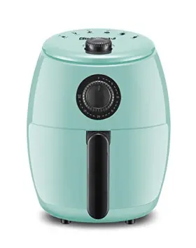 Eaf-0201bl Maxi-matic Personal Compact Space Saving Electric Hot Air Fryer 2.1 Quart Mint