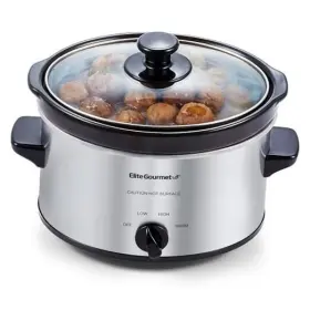Mst-275xs Maxi-matic Mst572xs Electric Oval Slow Cooker Adjustable Temp 2 Quarts Stainless Steel