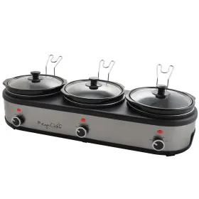 Megachef 756035338358 Warmer Elite 2.5 Quart Slow Cooker And Buffet Server In Brushed Silv #2