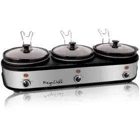 Megachef 756035338358 Warmer Elite 2.5 Quart Slow Cooker And Buffet Server In Brushed Silv #3