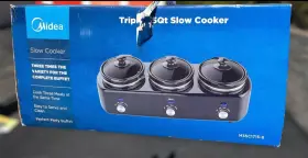 M3sc1715-b Midea Triple Slow Cooker M3sc1715-b Midea Triple Slow Cooker