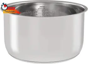 Miniupin 744759574800 Sicheer Stainless Steel Inner Pot Replacement Insert Liner Accessory Compatible